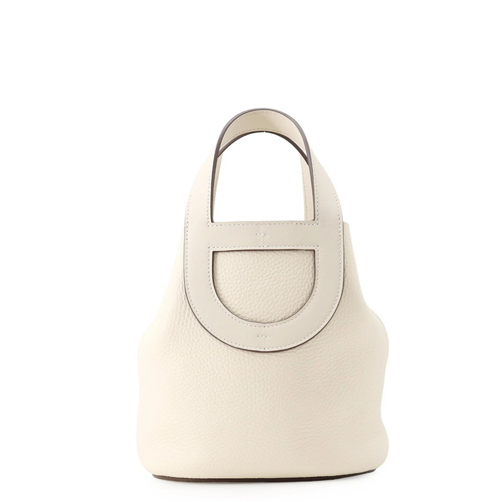 Hermes In the Loop 18 Tote Bag, Nata, Taurillon Clemence Swift Leather, U Stamp.